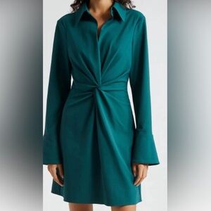 Cinq à Sept McKenna Green Onyx Dress